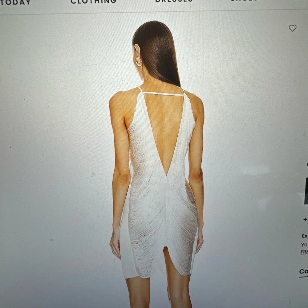 Cult Gaia Elegant Backless White Dress - Picture 5 of 5